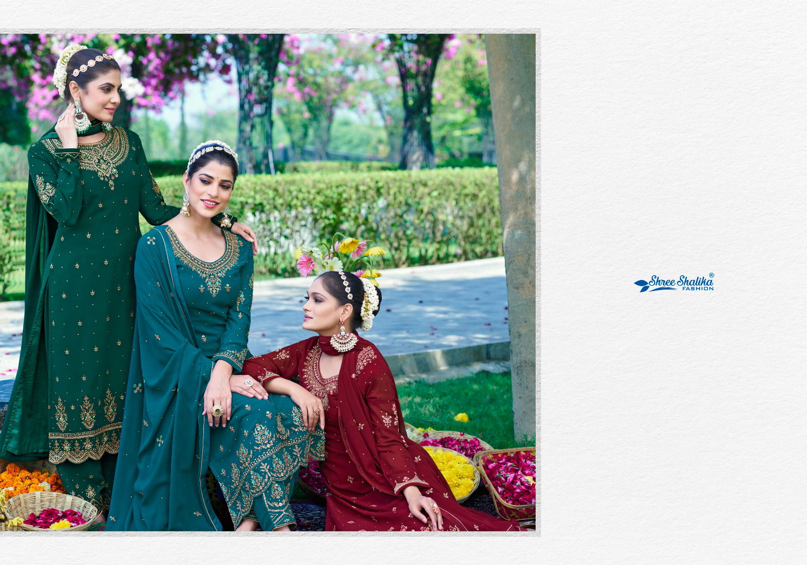 Leela Vol 2 by Shalika 2001 To 2006 Heavy Georgette Wedding Salwar Suits Wholesalers In Delhi
